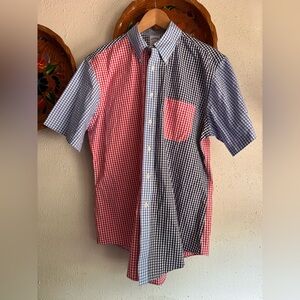 Brooks Brothers Color Block Gingham Size Large
